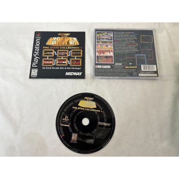 Midway Arcade's Greatest Hits Atari Collection 1 Complete only PlayStation PS1 - Picture 1 of 2
